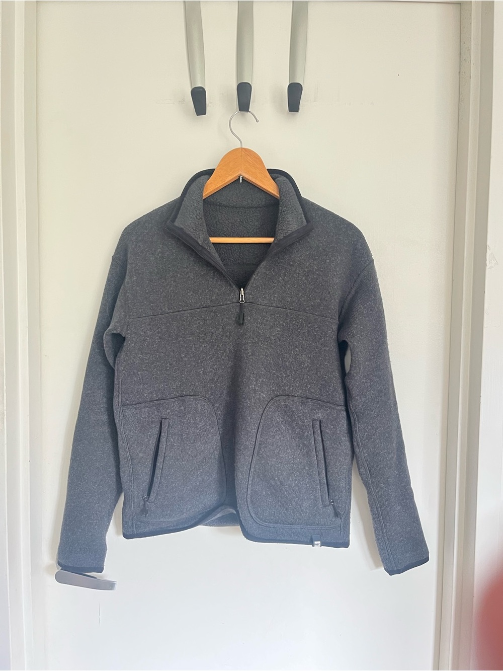 MEC outh Half-Zip Fleece Jacket - Dark Gray